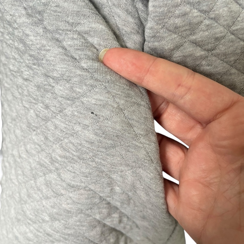 Patagonia Gray Organic Cotton Snap-T Pullover Quilted Outdoor Size Medium M - Picture 9 of 13